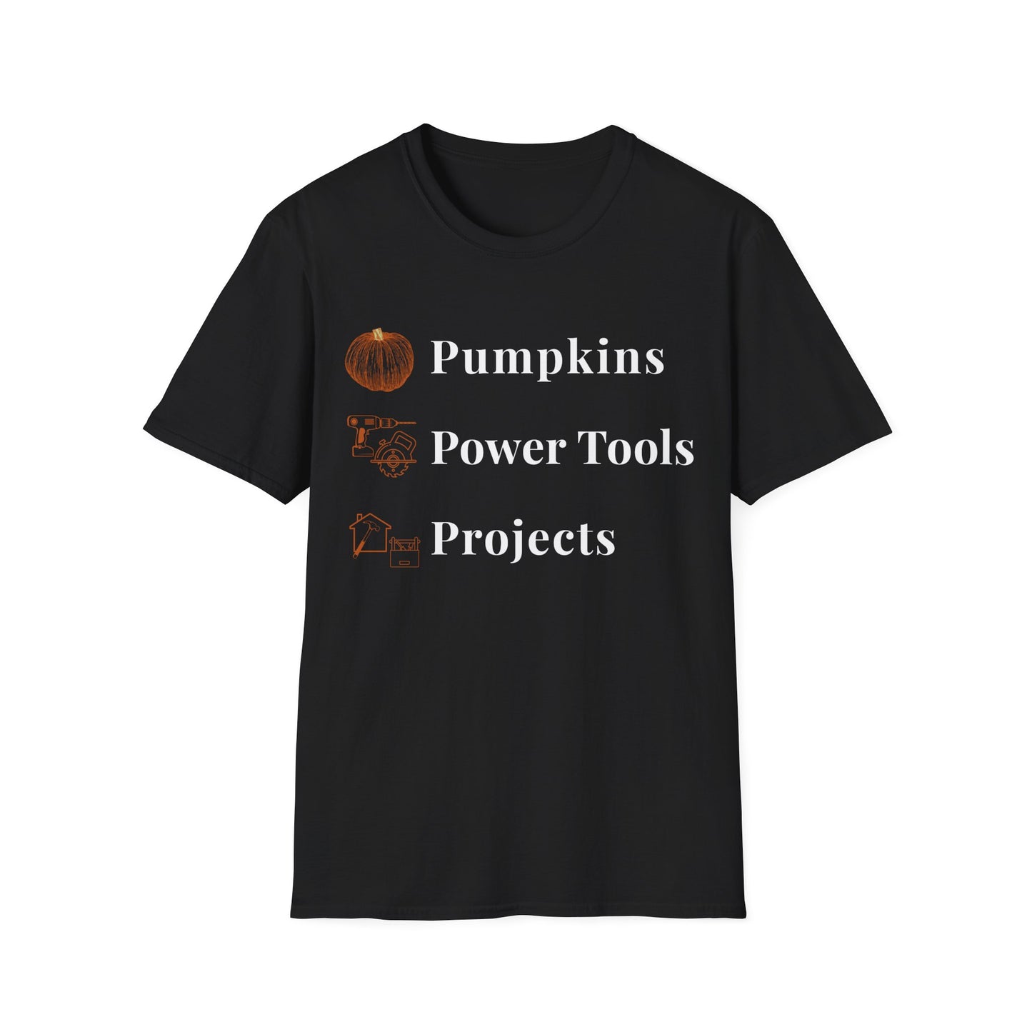 Pumpkins Power Tools Projects T-Shirt