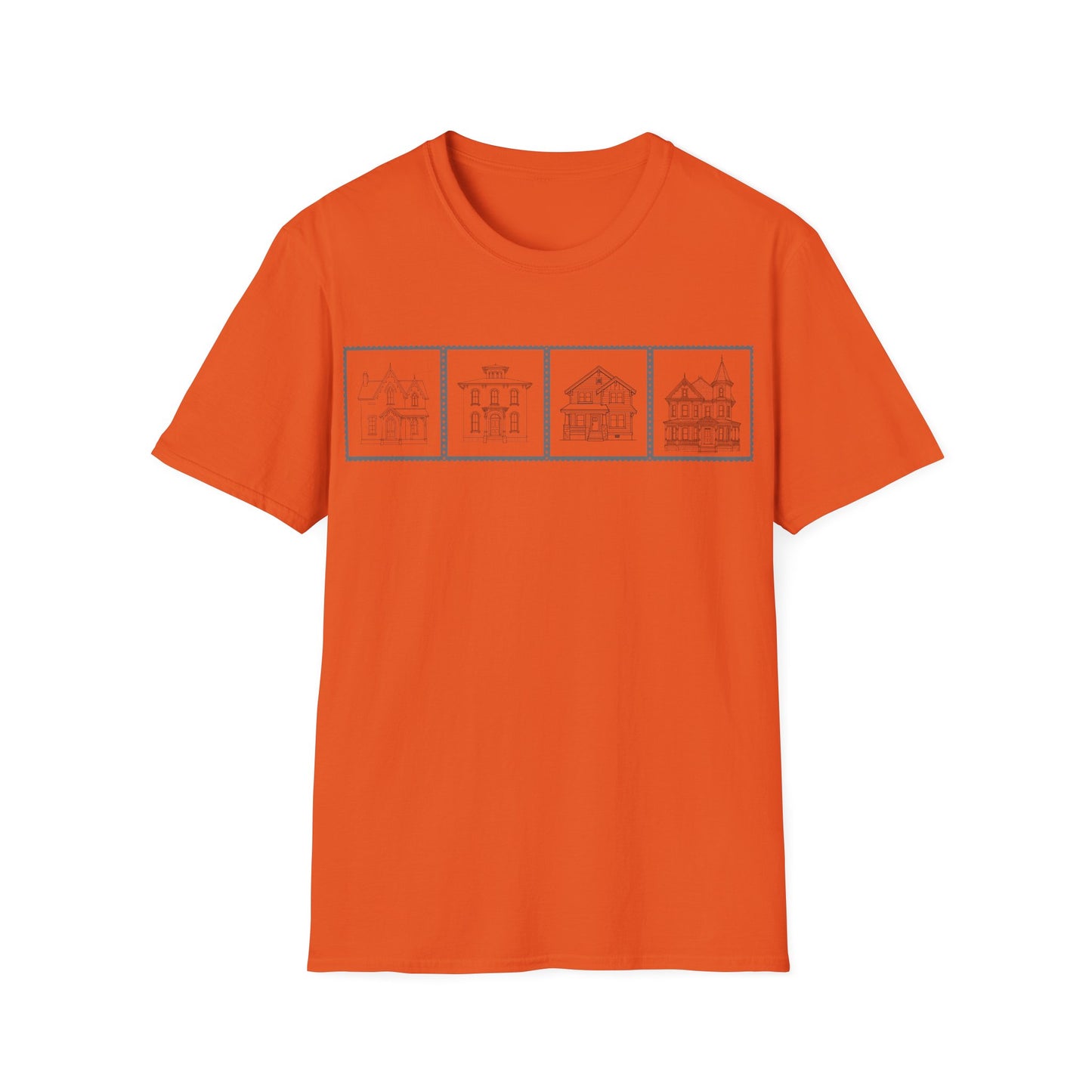 House Stamps 4 T-Shirt