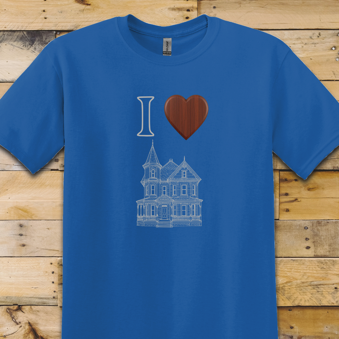 I Heart Victorian-Wood T-Shirt