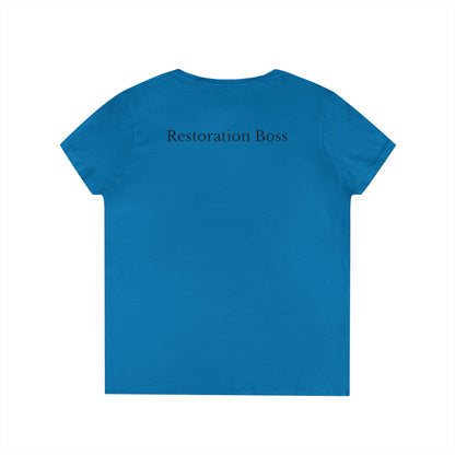 Restoration Boss Ladies' V-Neck T-Shirt