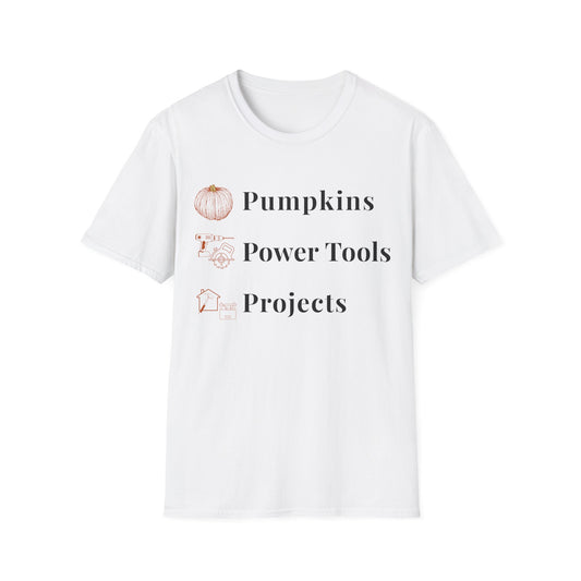 Pumpkins Power Tools Projects T-Shirt