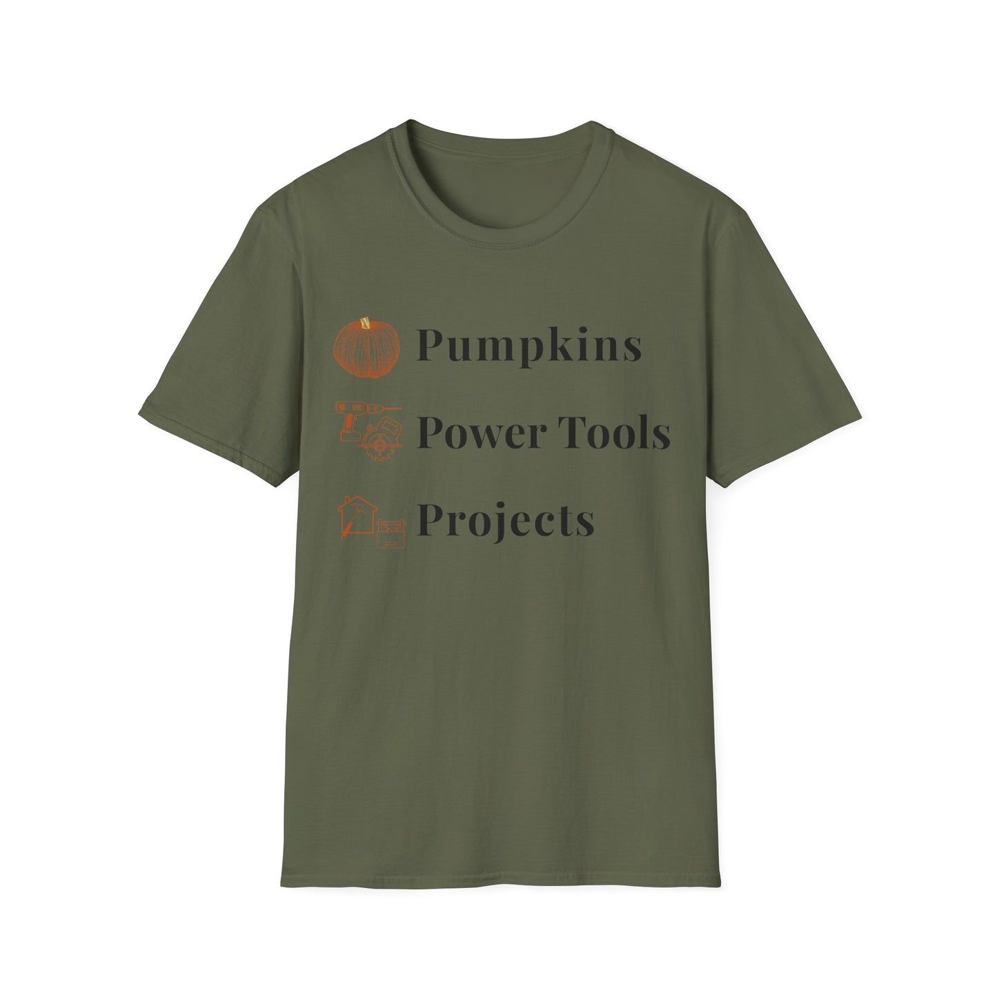 Pumpkins Power Tools Projects T-Shirt