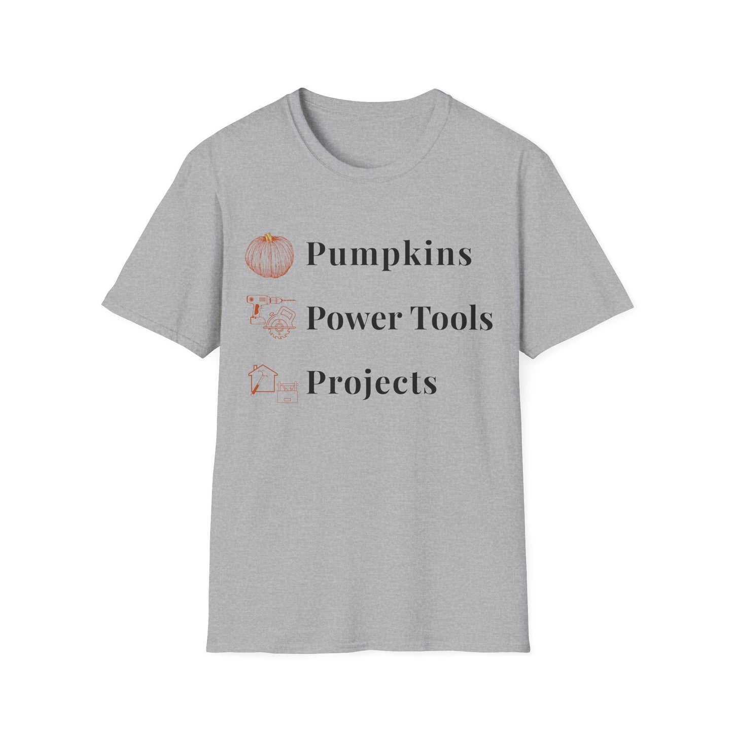 Pumpkins Power Tools Projects T-Shirt
