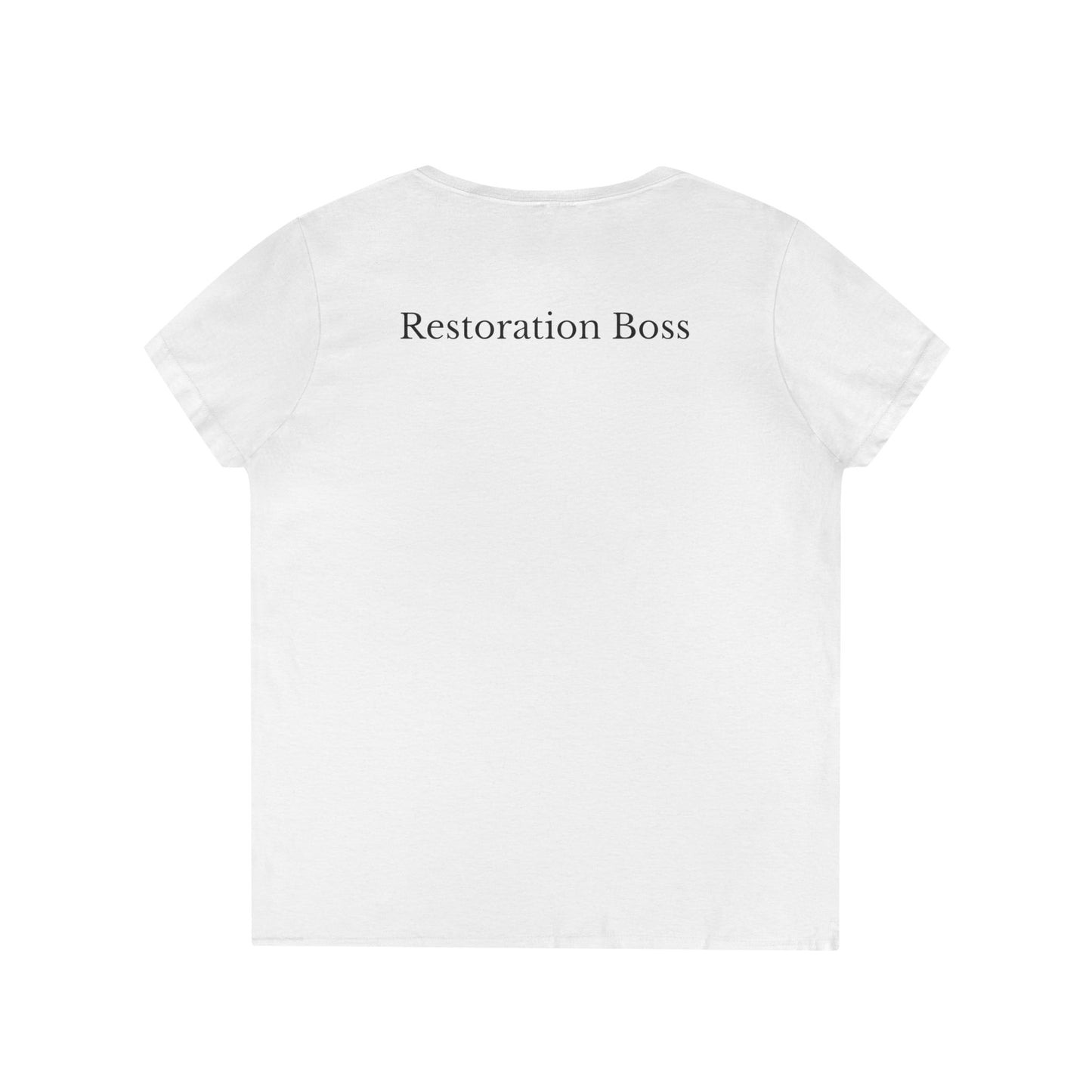 Restoration Boss Ladies' V-Neck T-Shirt