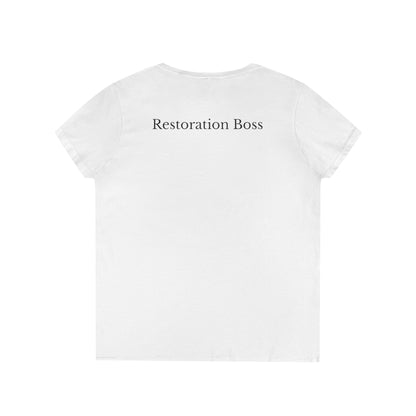 Restoration Boss Ladies' V-Neck T-Shirt