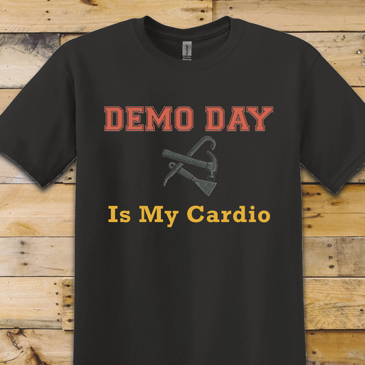 Black t-shirt Demo Day Cardio