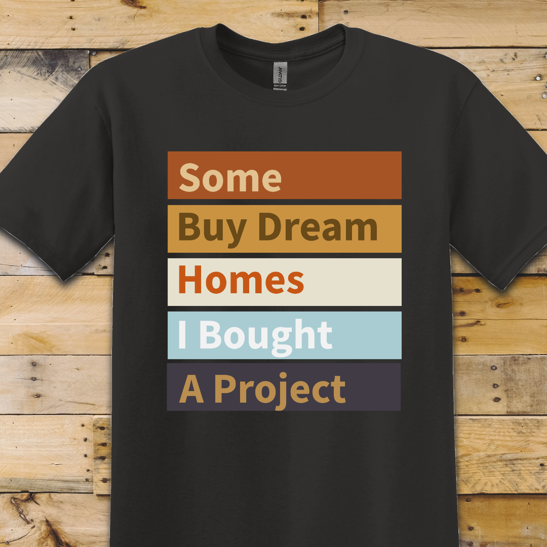 Black t-shirt Dream Home Project