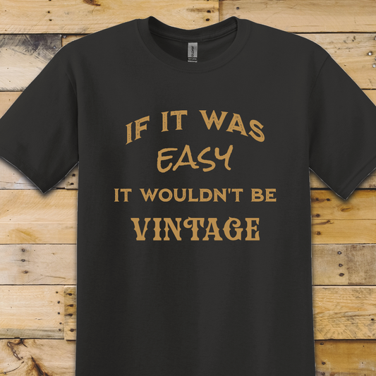 Black t-shirt Easy Not Vintage