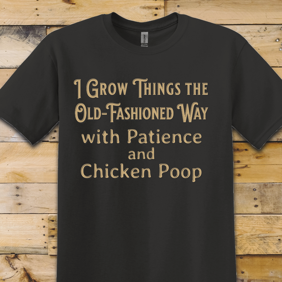 Black t-shirt Grow Things