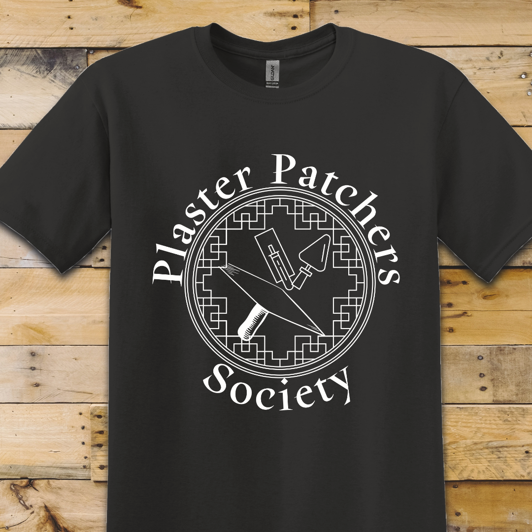 Black t-shirt Plaster Patchers
