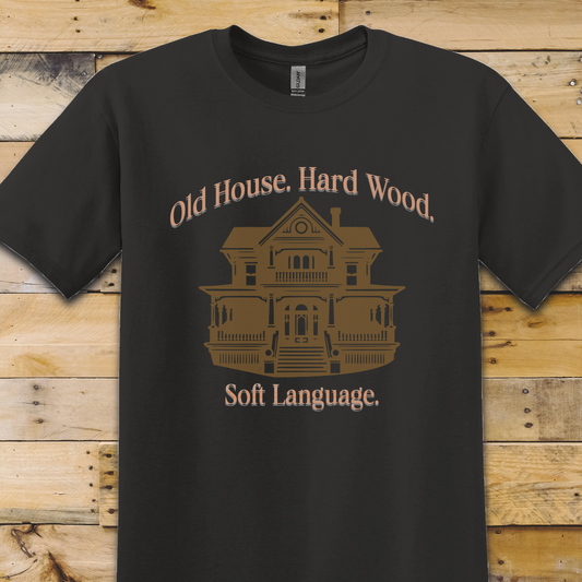 Black t-shirt Soft Language