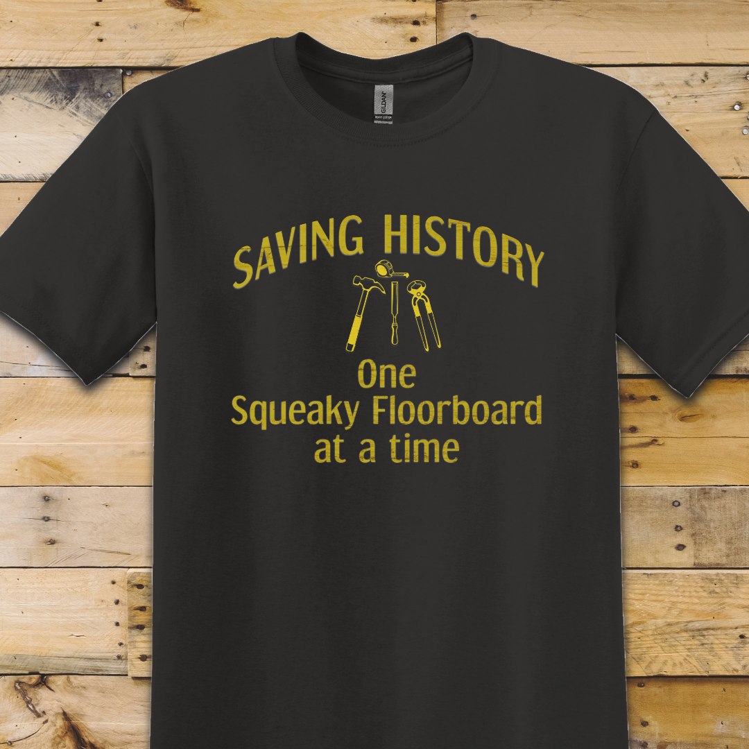 Black t-shirt Squeaky Floorboard