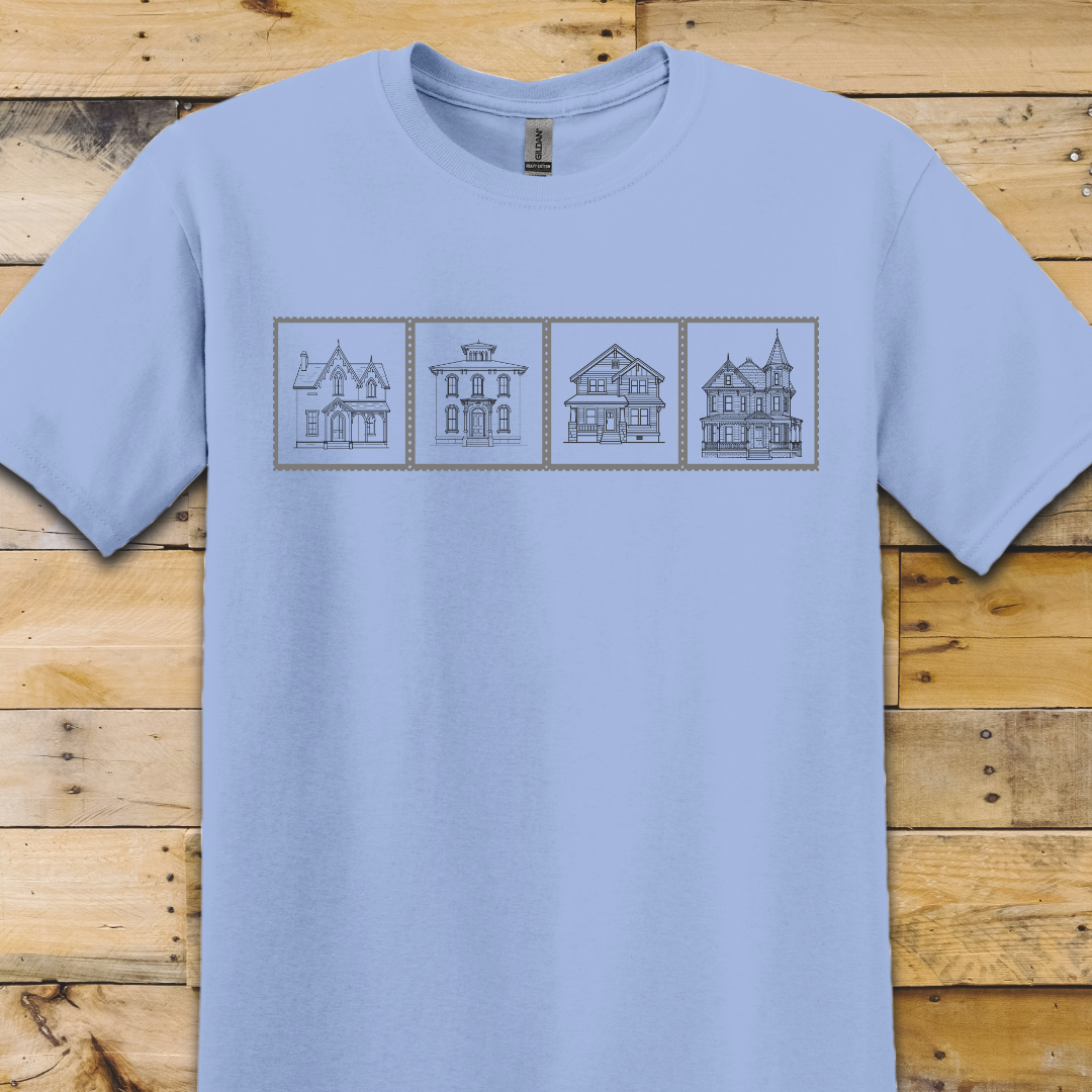 House Stamps 4 T-Shirt