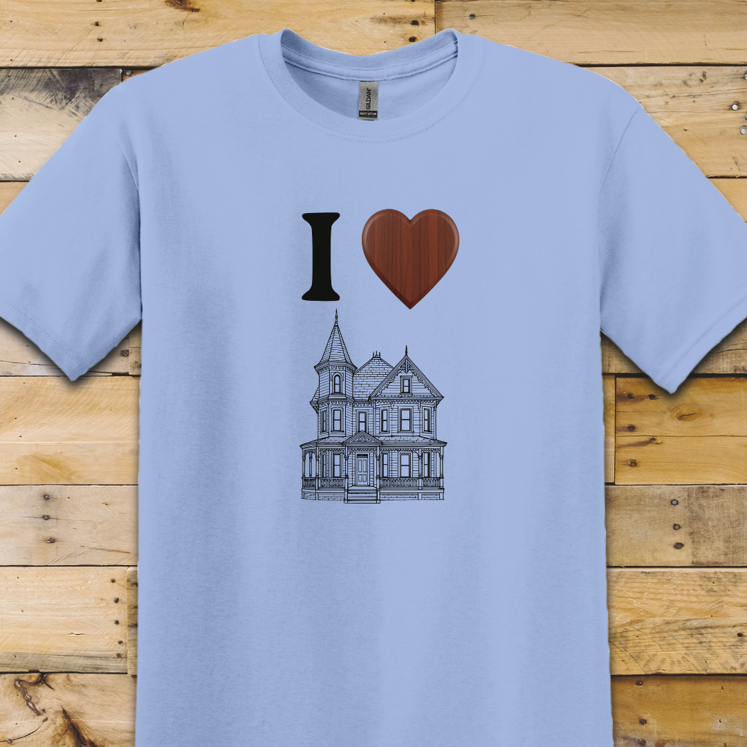 I Heart Victorian-Wood T-Shirt