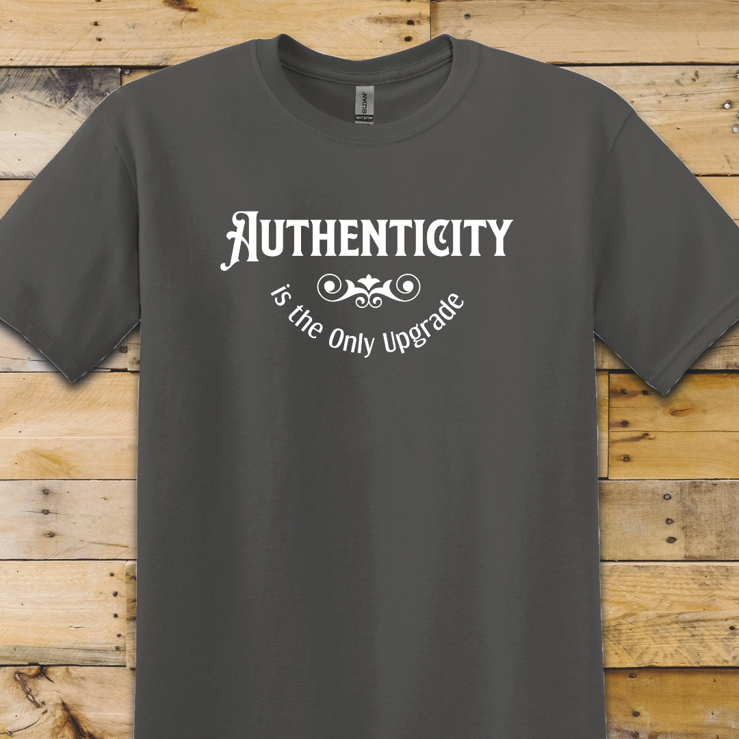 Charcoal Grey t-shirt Authenticity