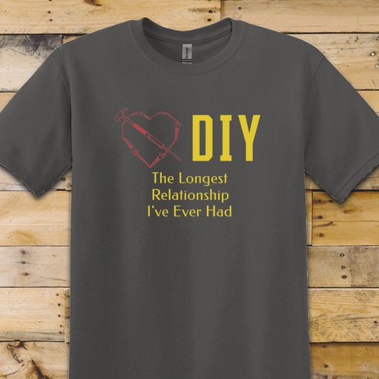 Charcoal Grey t-shirt DIY Relationship