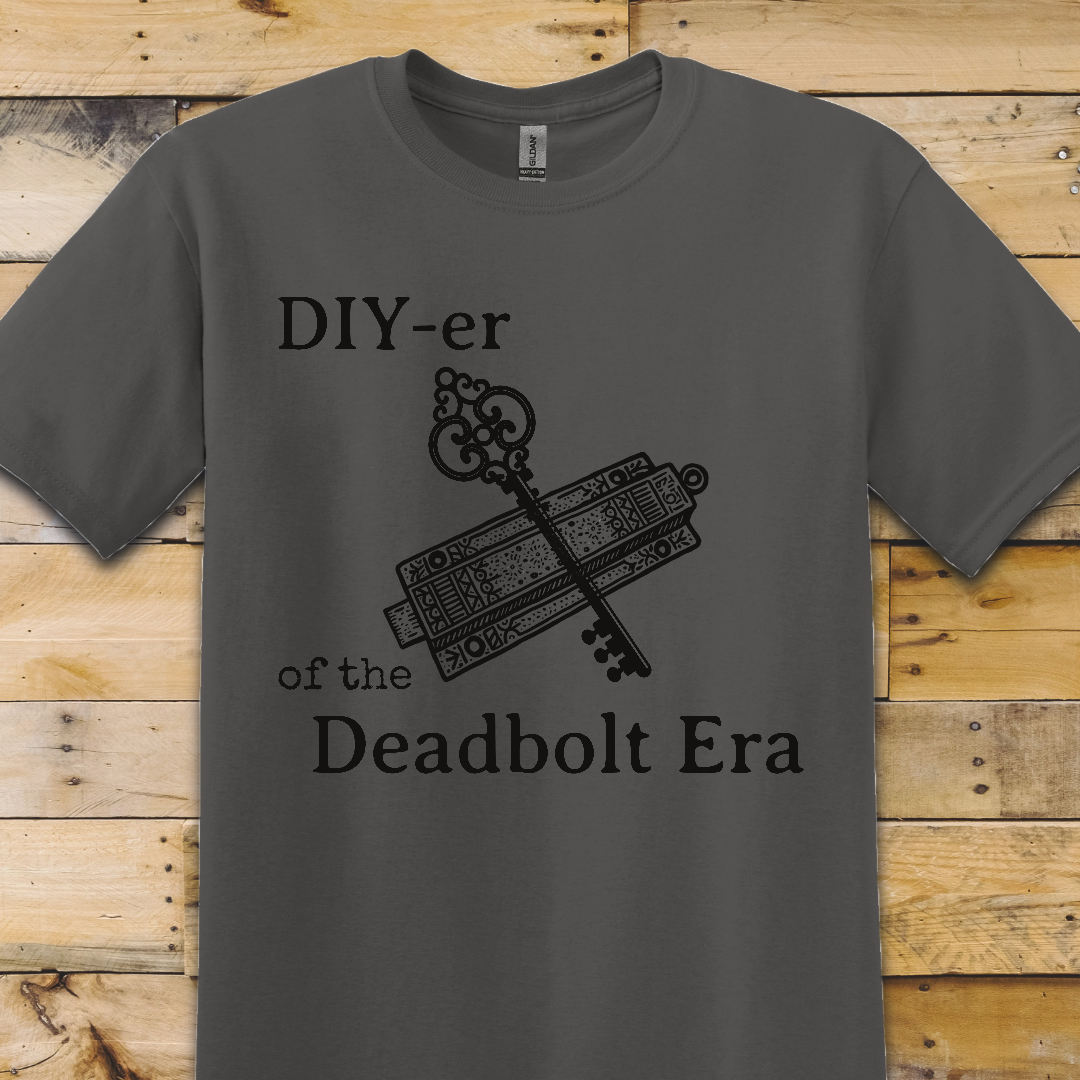 Charcoal Grey t-shirt Deadbolt Era
