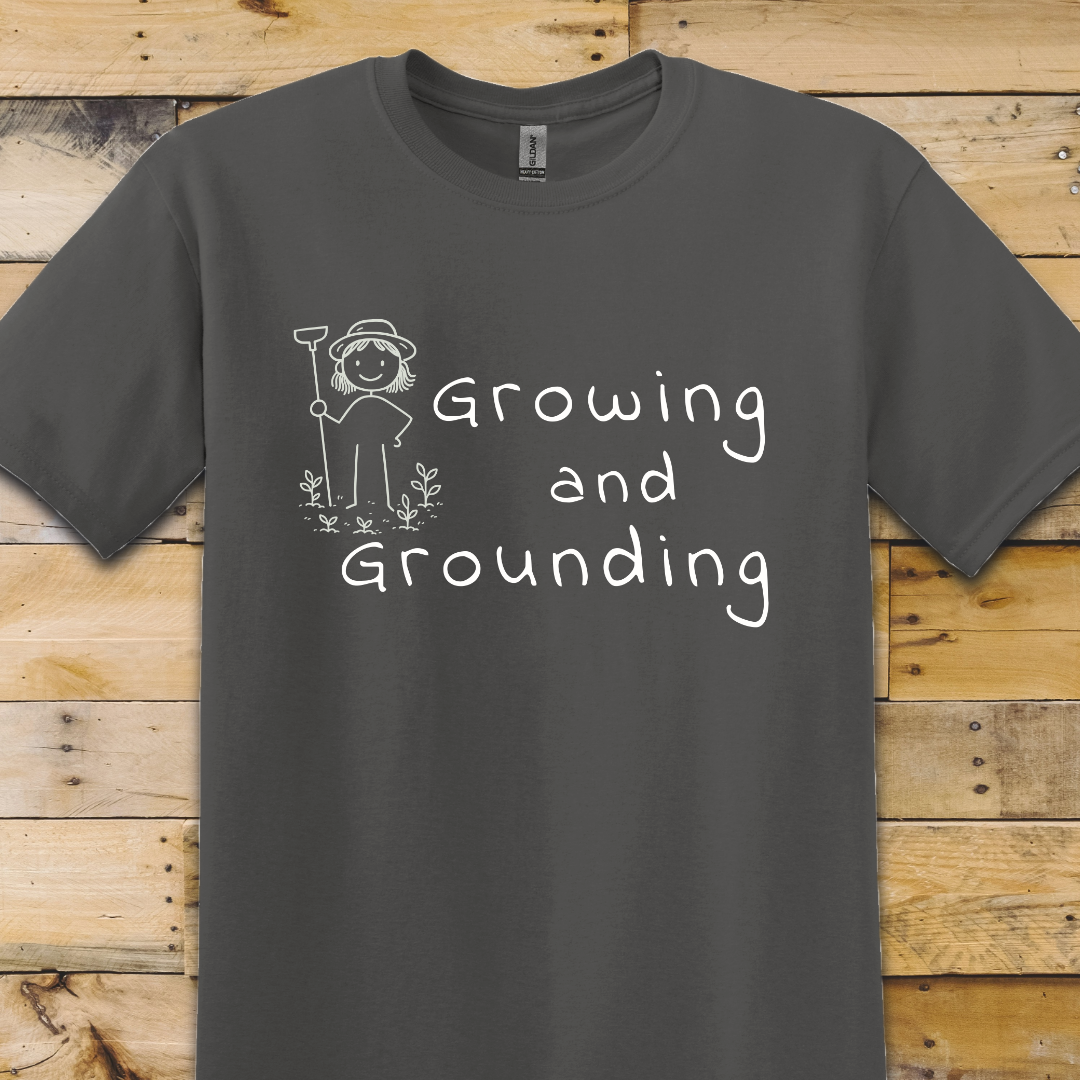 Garden-Growing Grounding stacked T-Shirt