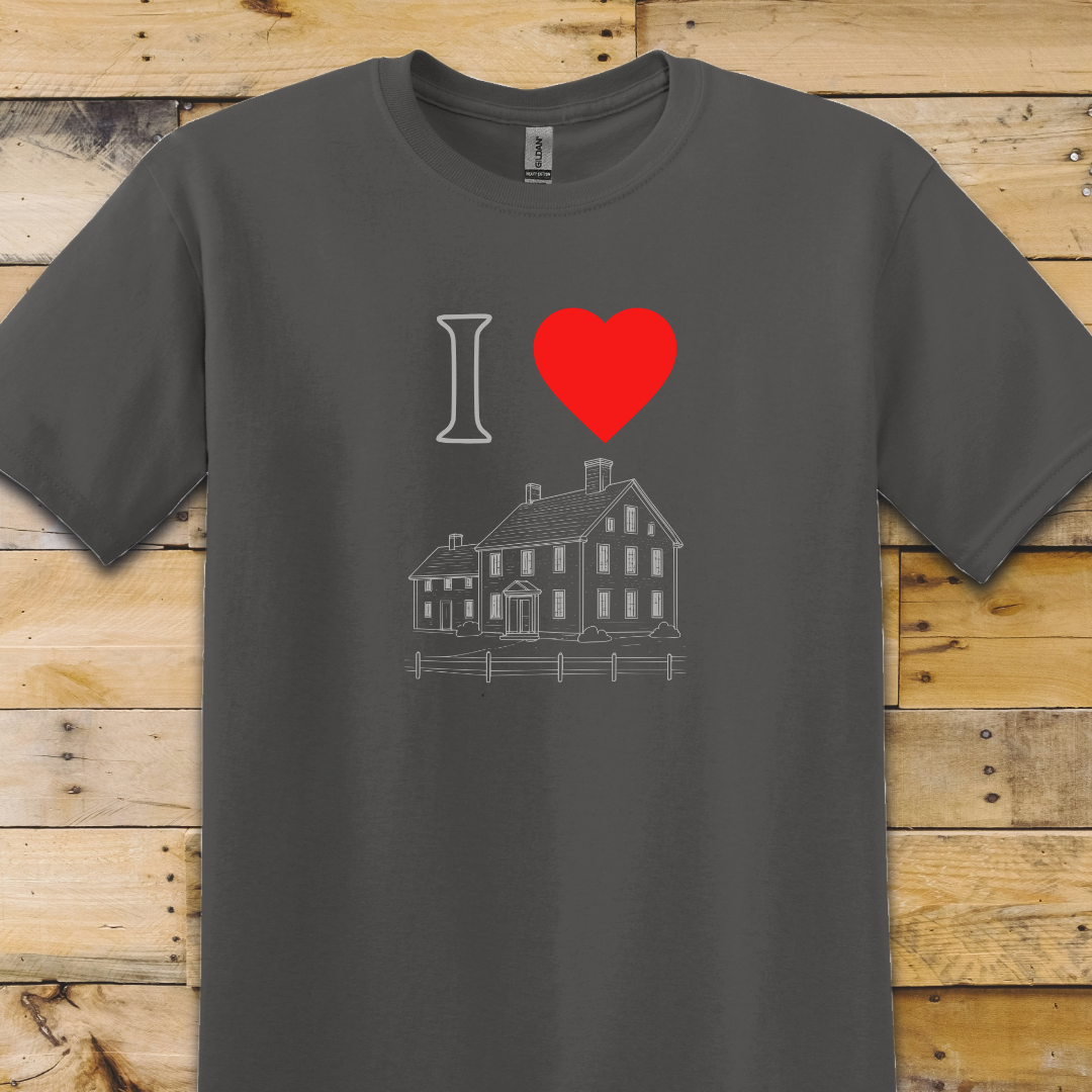 Charcoal Grey t-shirt I Heart Farmhouse