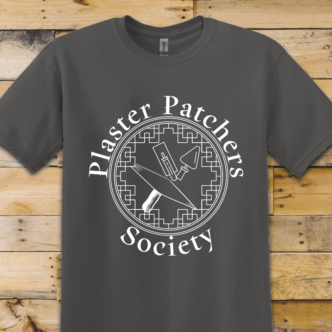 Charcoal Grey t-shirt Plaster Patchers