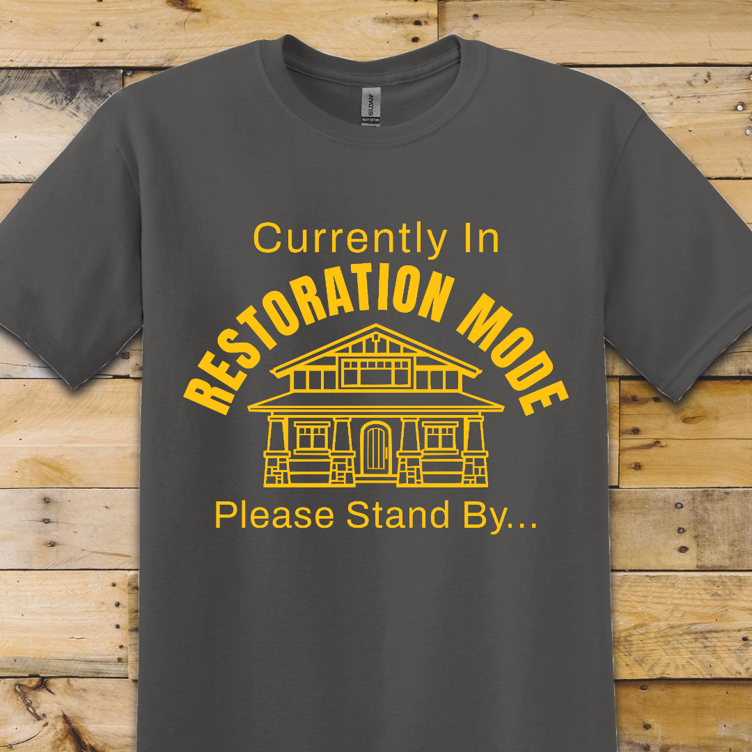 Charcoal T-Shirt Restoration Mode