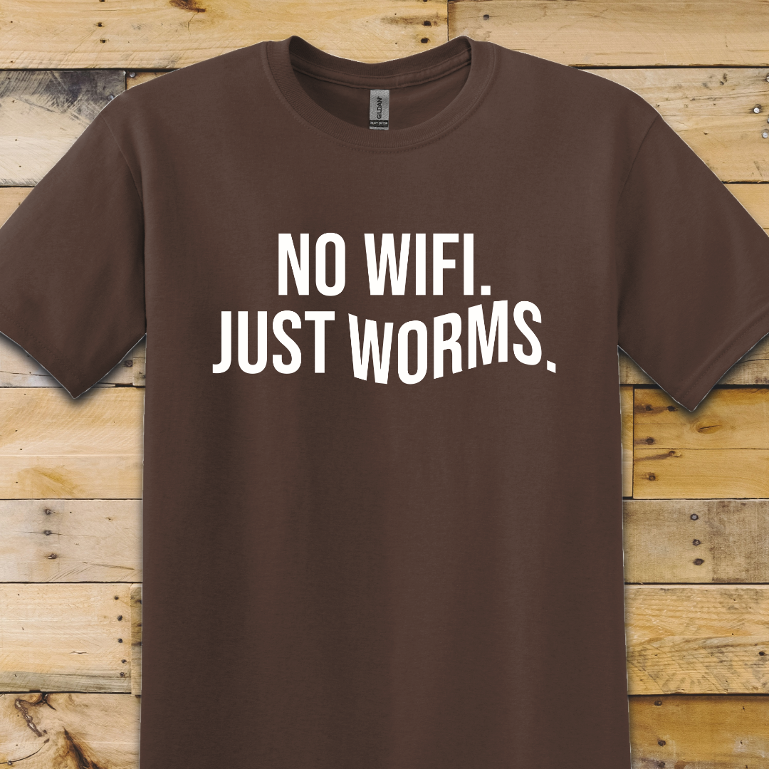 Dark Chocolate t-shirt Just Worms