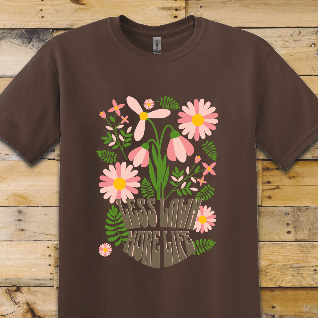 Dark Chocolate t-shirt Less Lawn