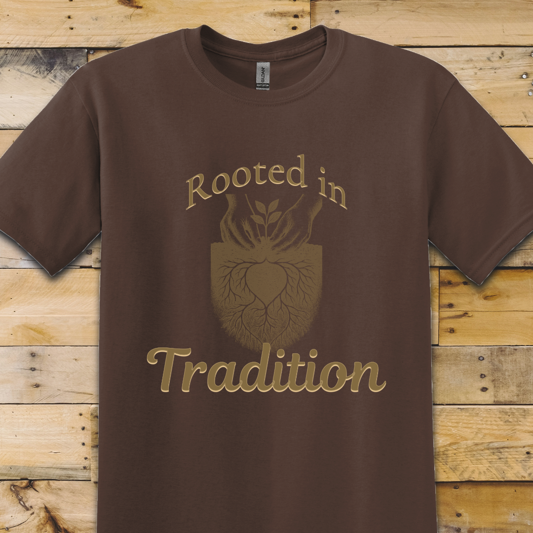 Dark Chocolate t-shirt Rooted
