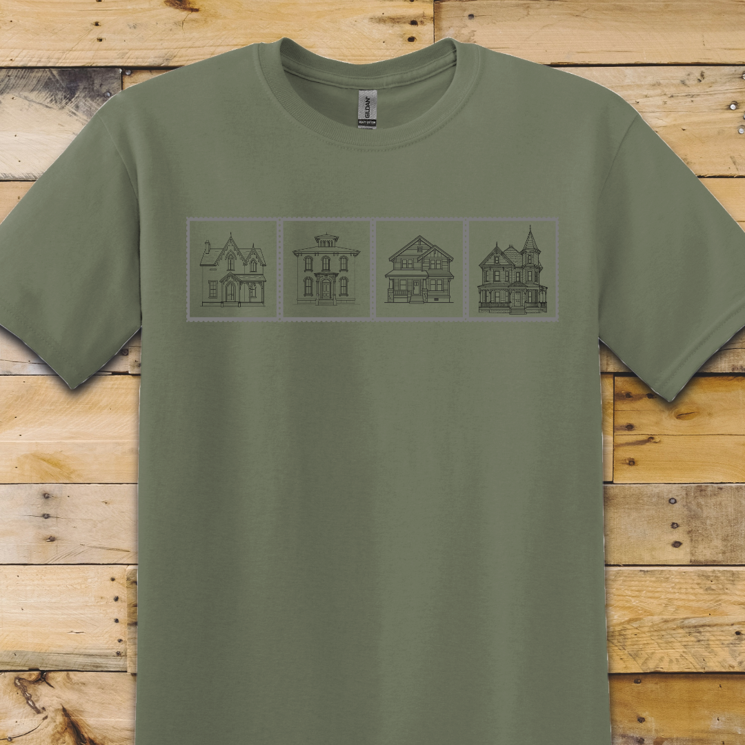 House Stamps 4 T-Shirt