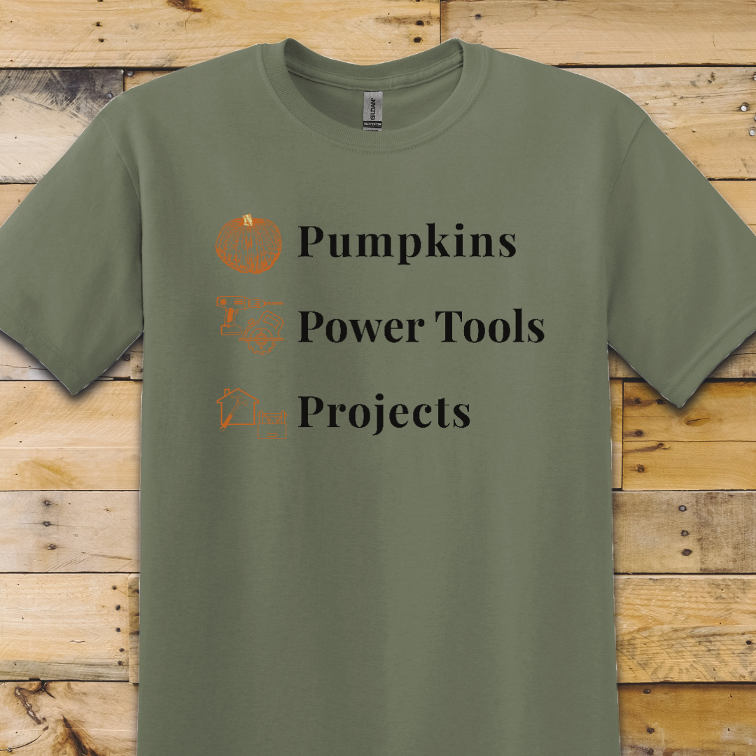 Pumpkins Power Tools Projects T-Shirt