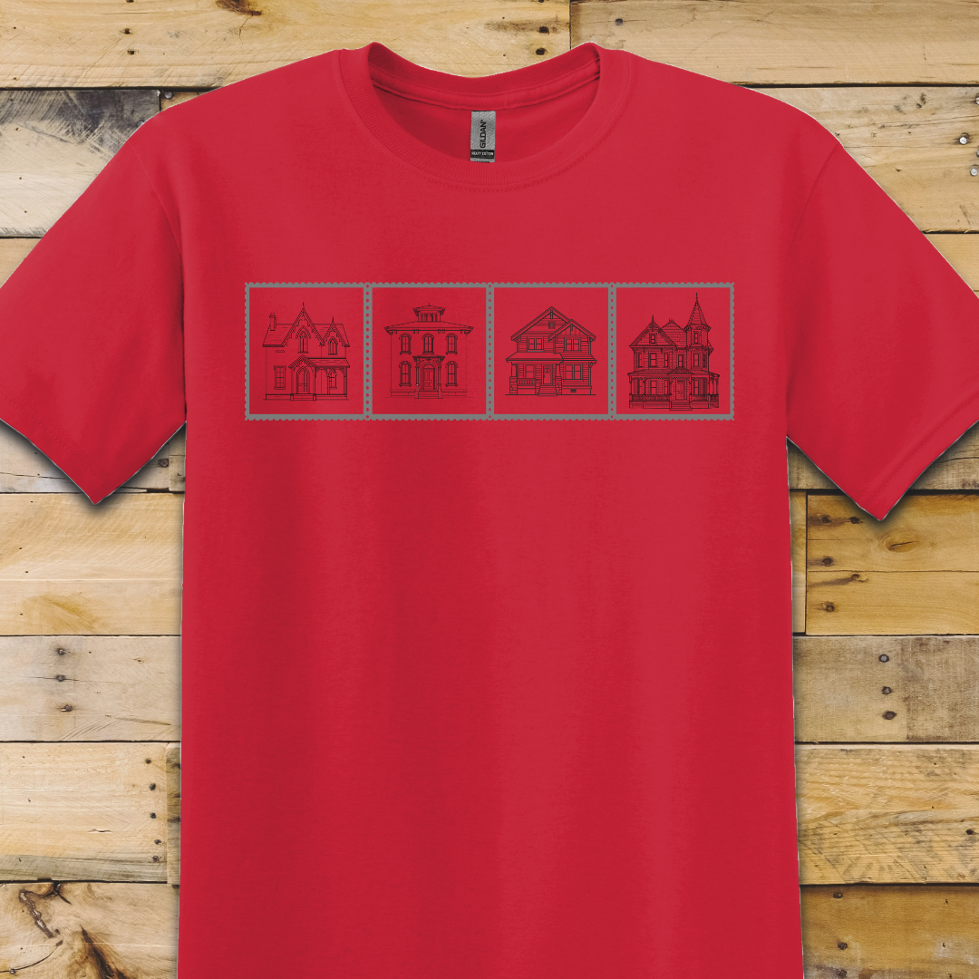 House Stamps 4 T-Shirt