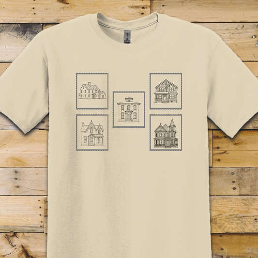 House Stamps 5 T-Shirt
