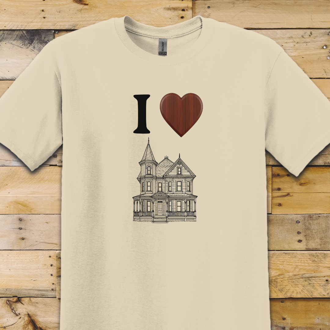I Heart Victorian-Wood T-Shirt