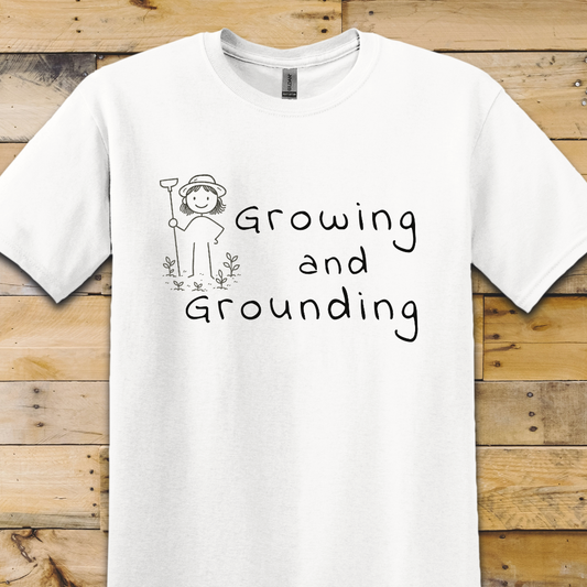 Garden-Growing Grounding stacked T-Shirt