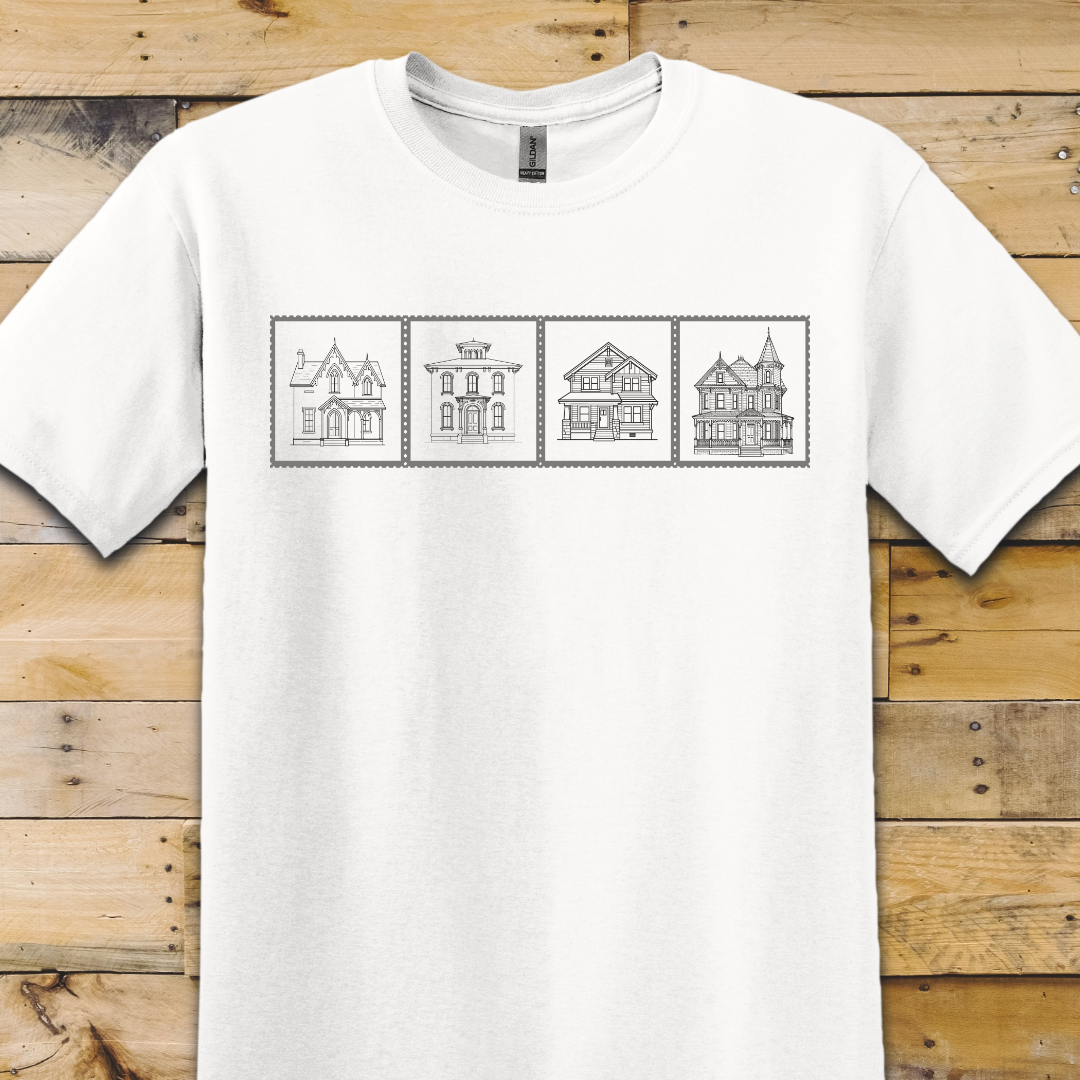 House Stamps 4 T-Shirt