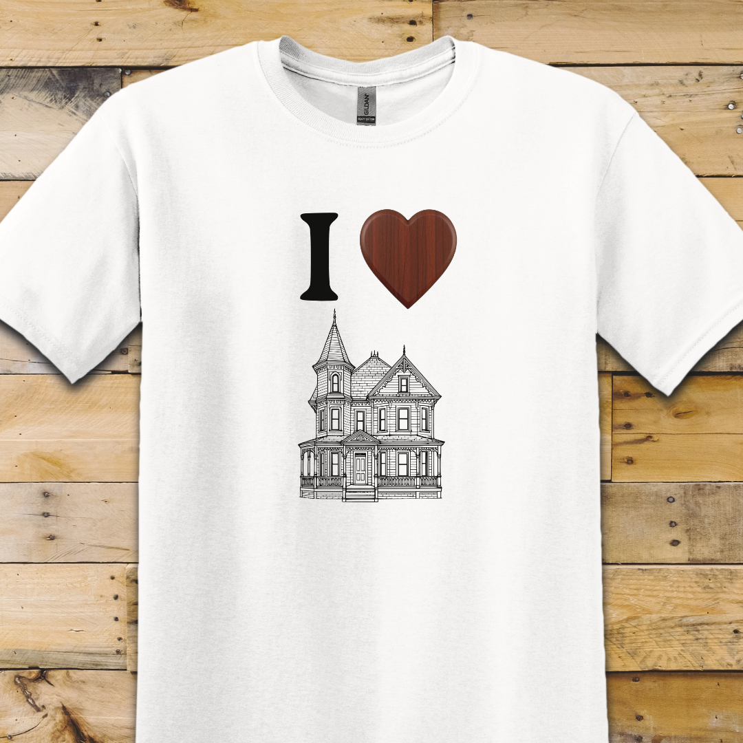 I Heart Victorian-Wood T-Shirt