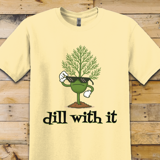 Garden-Dill With It Heavy Cotton T-Shirt