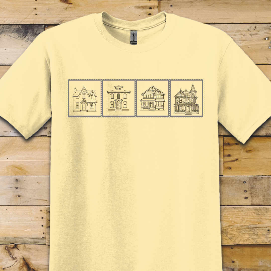 House Stamps 4 T-Shirt