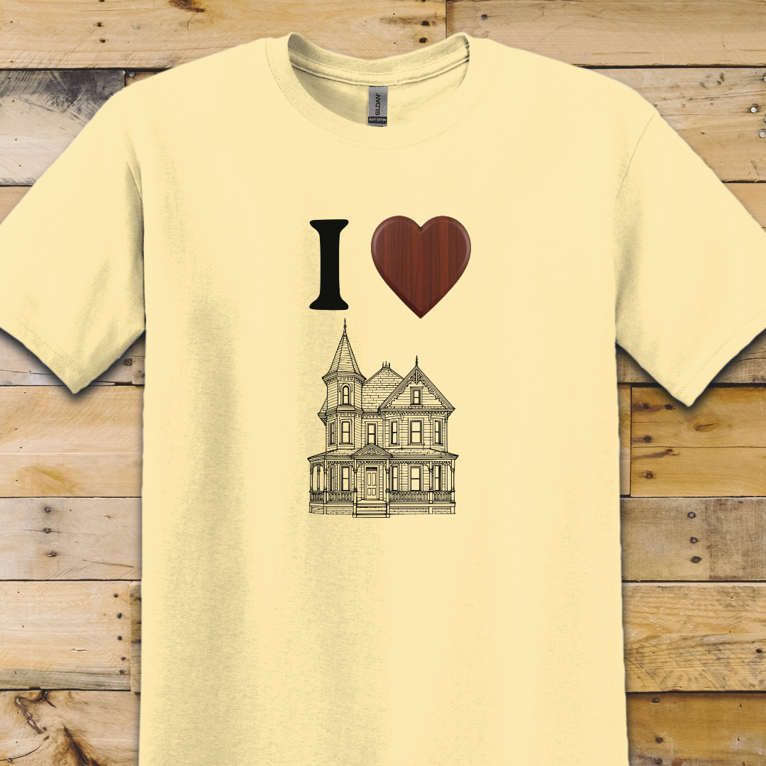 I Heart Victorian-Wood T-Shirt